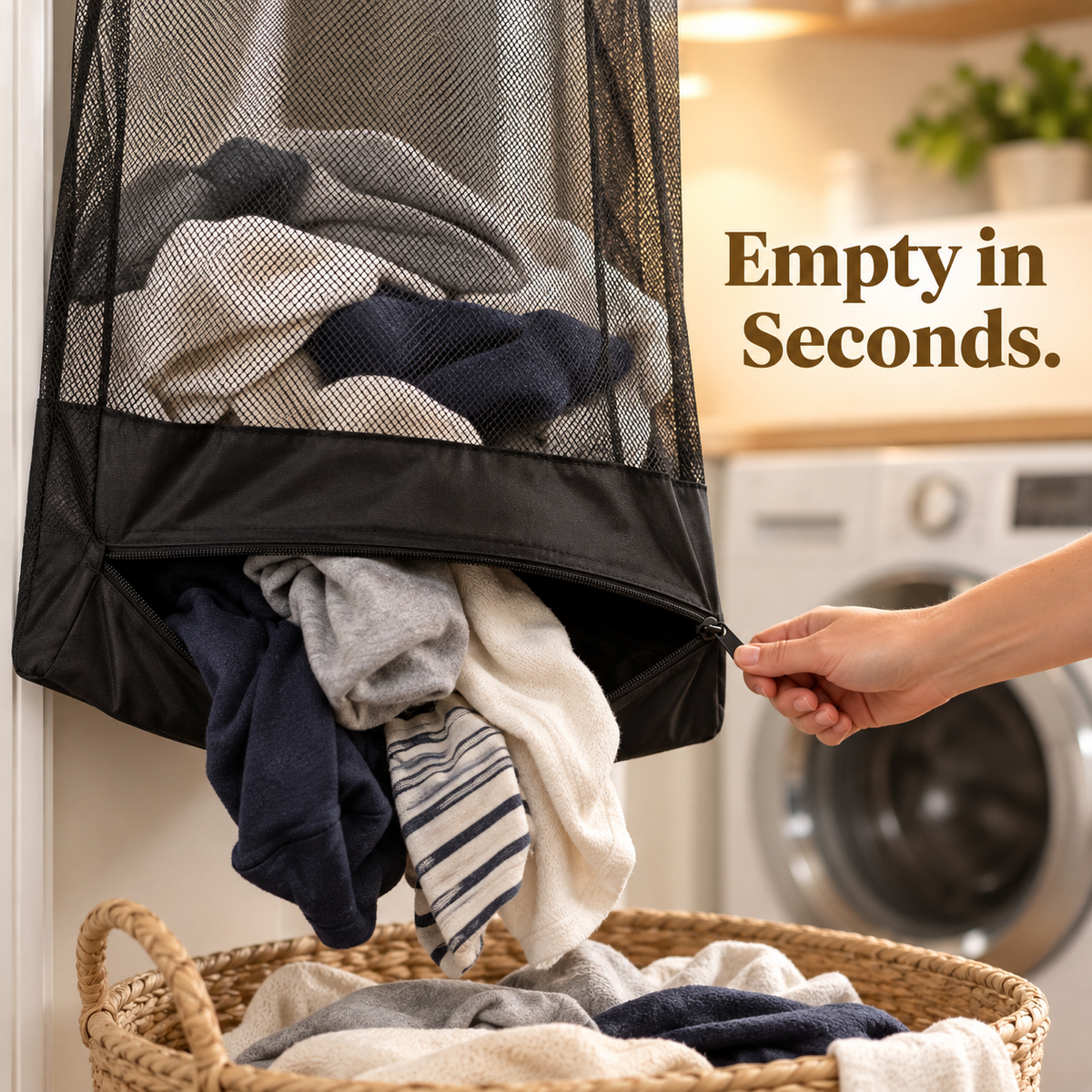 Basketball Laundry Hamper – Over the Door